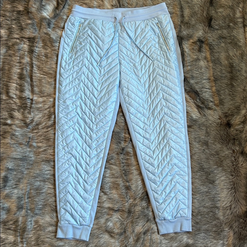 Athleta Solstice Jogger Pants Apres Ski Down Quilted Size 14 Primaloft Eco - Picture 2 of 9